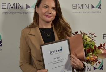 Plungės TIC direktorei – ministerijos apdovanojimas