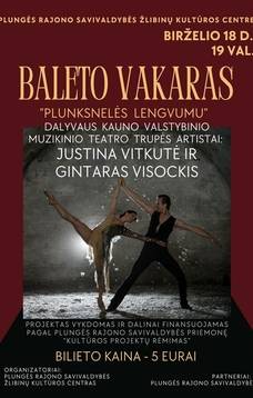 Baleto vakaras  „Plunksnelės lengvumu“ 