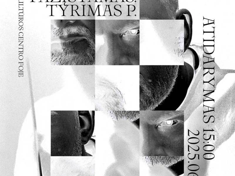 Emilijaus Broneikos fotografijų parodos ,,Nepažintas pažįstamas tyrimas P." pristatymas