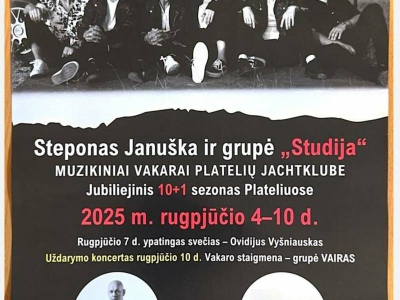 Stepono Januškos ir grupės „Studija“ koncertai